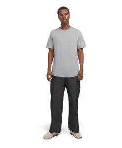 Jack & Jones Bio Baumwolle T Shirt Basher Tee in Grau