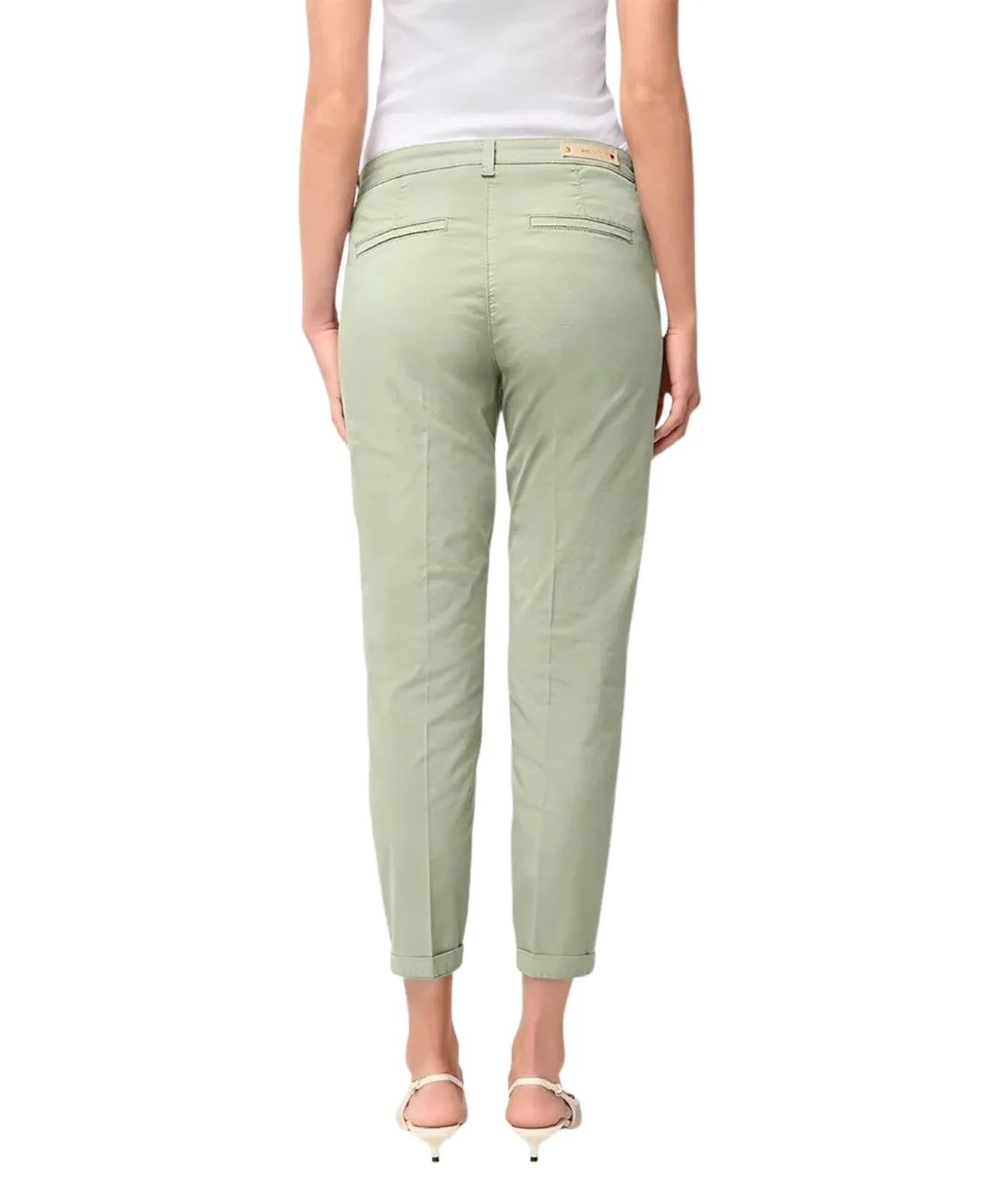 Damen Hose Chino Turn Up von MAC in Dried Rosemary