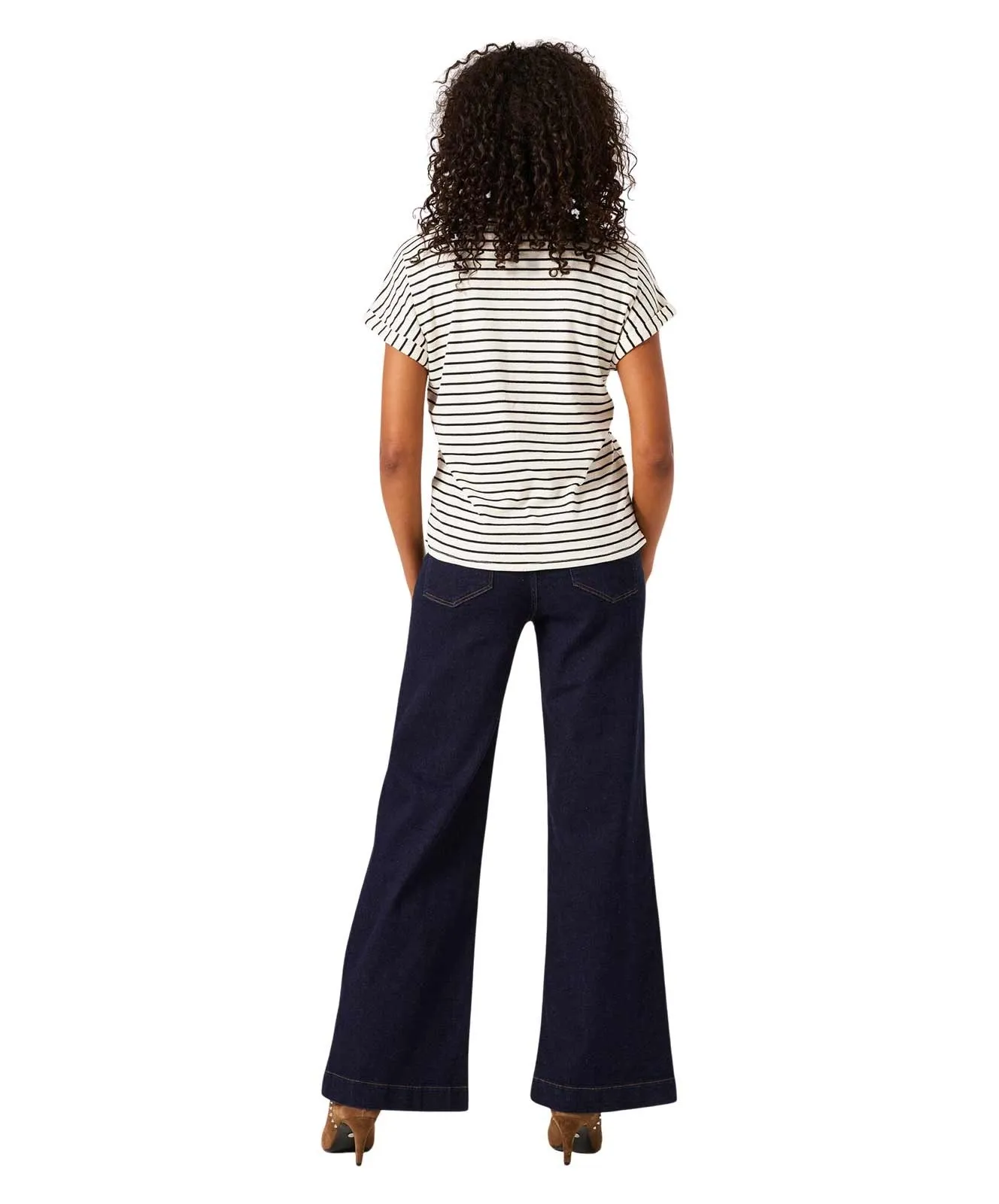 Damen Jeans Celia Wide von Garcia in Rinsed