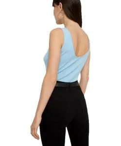 Pieces Jeggings mit hohe Taille in Schwarz