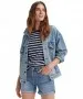 Damen Jeans 501 Short Rolled von Levis in Must Be Mine Short