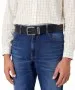 Herren Gürtel Basic Stitched von Wrangler in Black