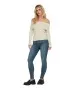 Damen Pullover Katia von Only in Whitecap Gray Melange