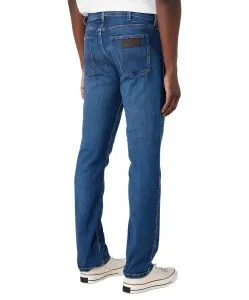 Wrangler Greensboro Jeans in blauem Low-Stretch-Denim