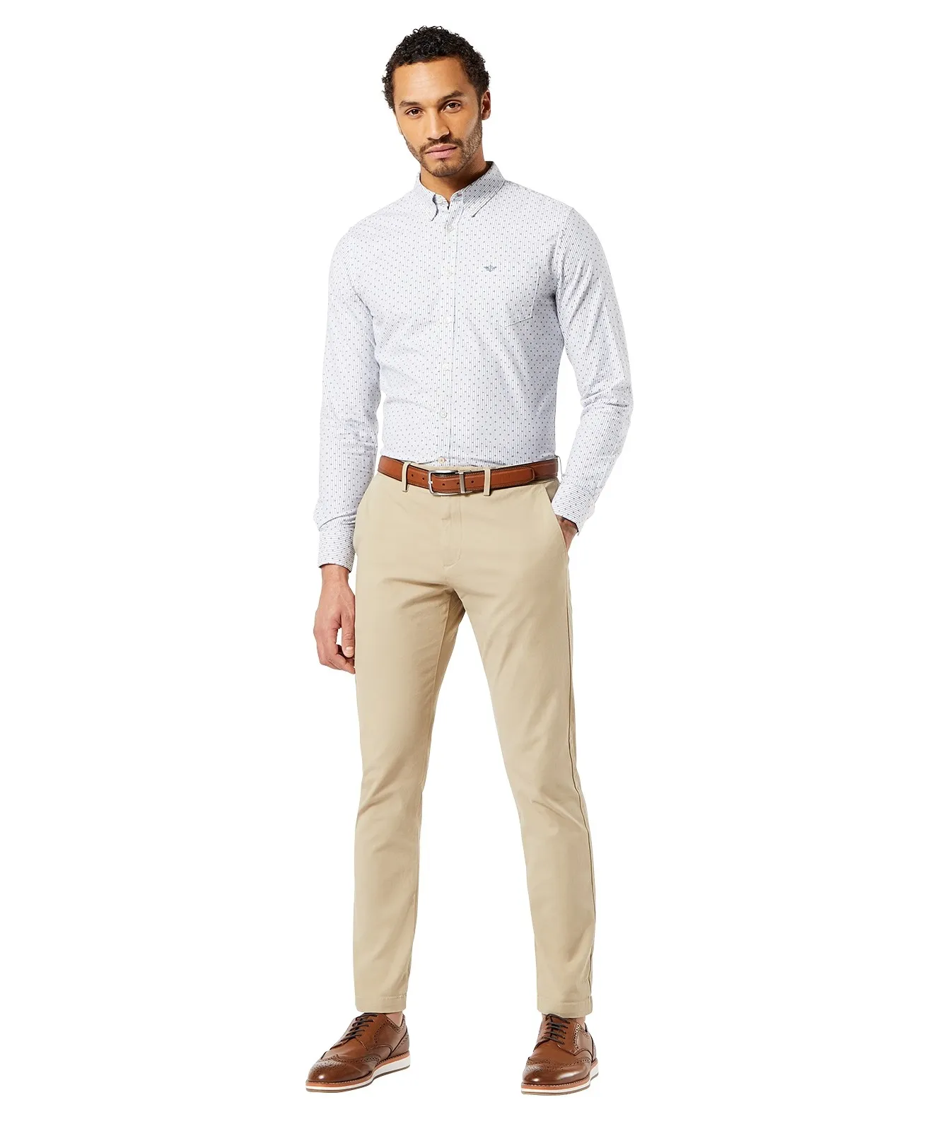 Herren Hose Chino Slim von Dockers in Dockers Khaki