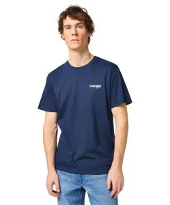 Wrangler T-Shirts Sign Off Tee 2er-Pack in Dunkelblau