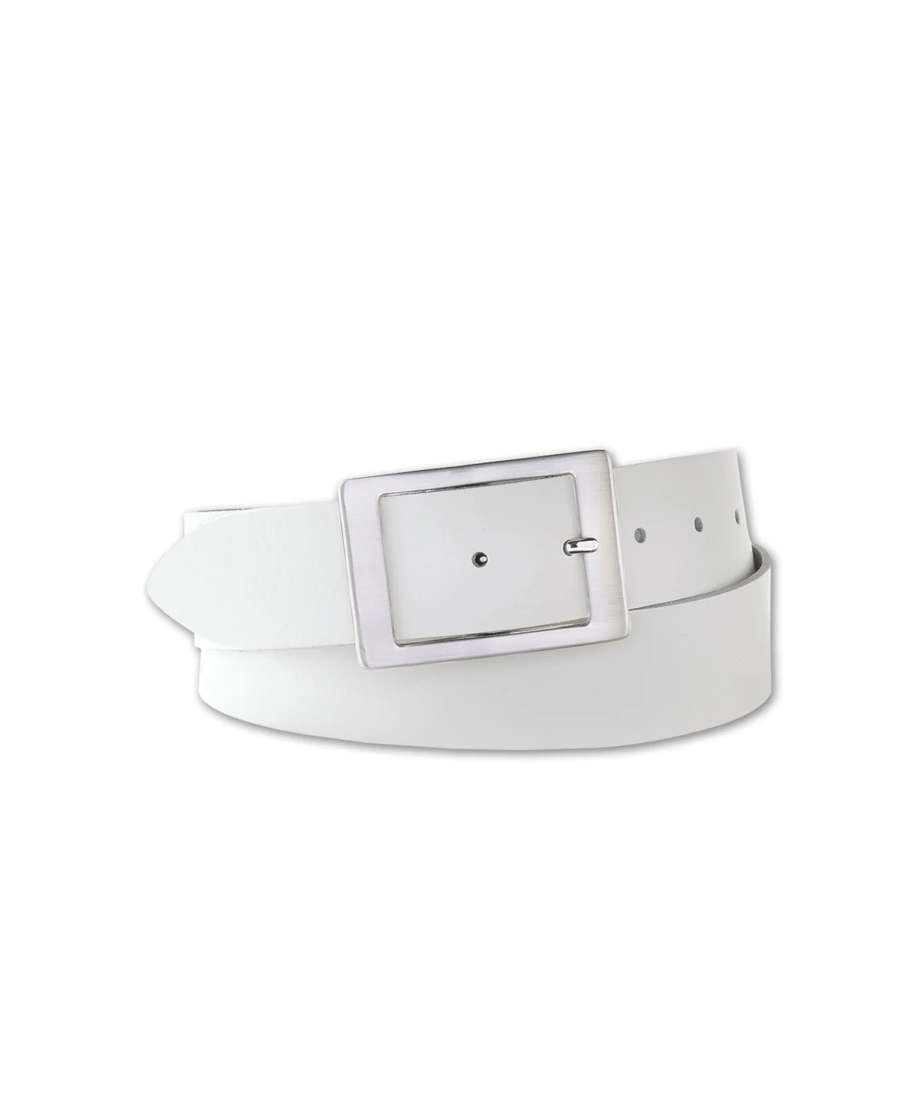 Damen Gürtel 4cm Nappaledergürtel von Bernd Götz in Weiß