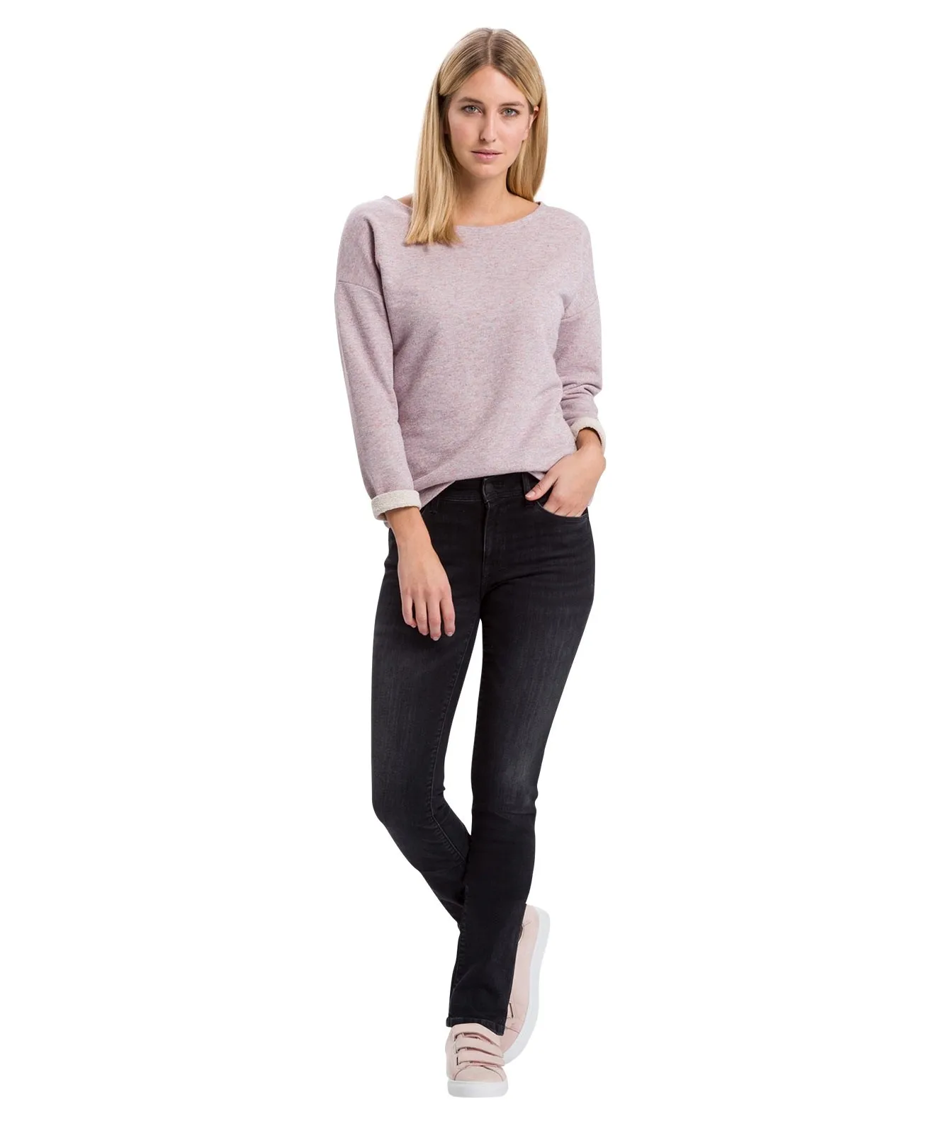 Damen Jeans Anya von Cross in Black Used