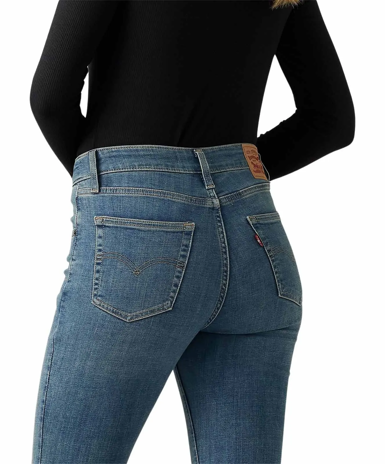 Damen Jeans 725 High Rise Bootcut  von Levis in Tore It Up
