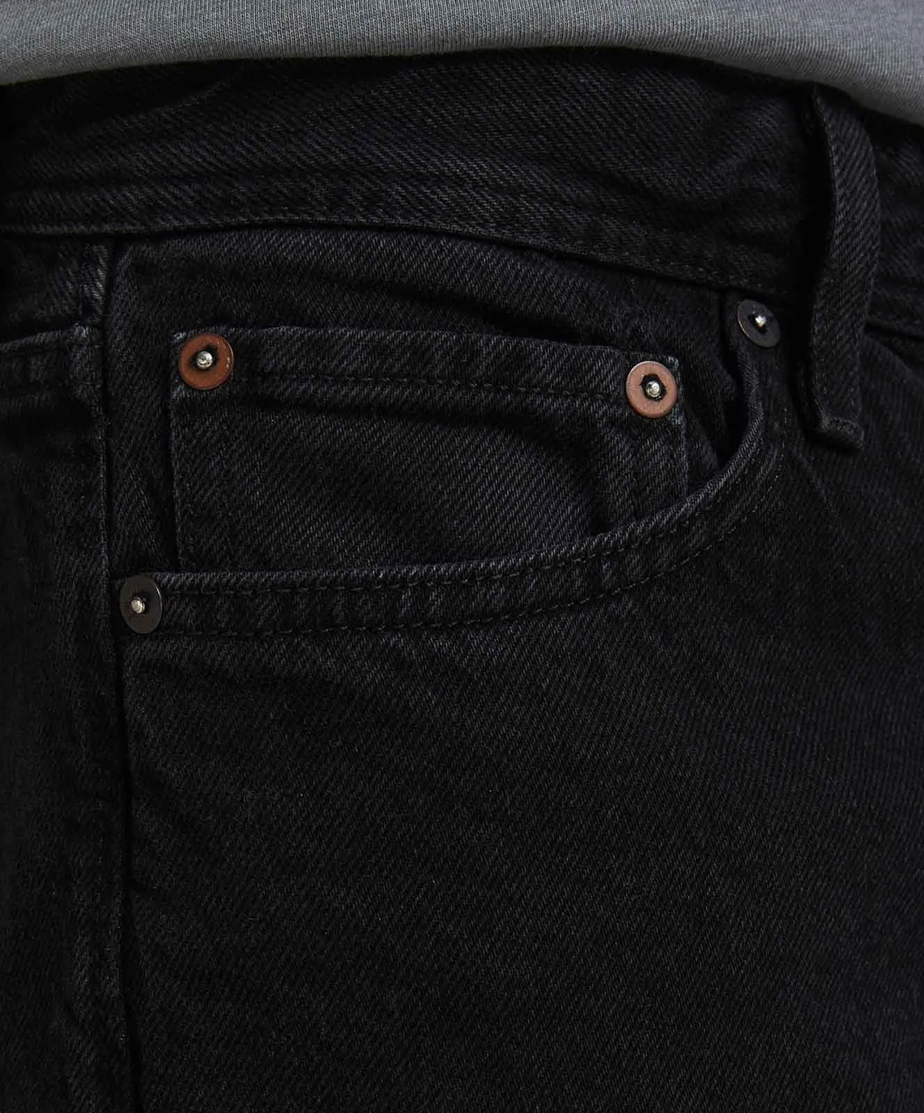 Herren Jeans Chris von Jack & Jones in Black Denim