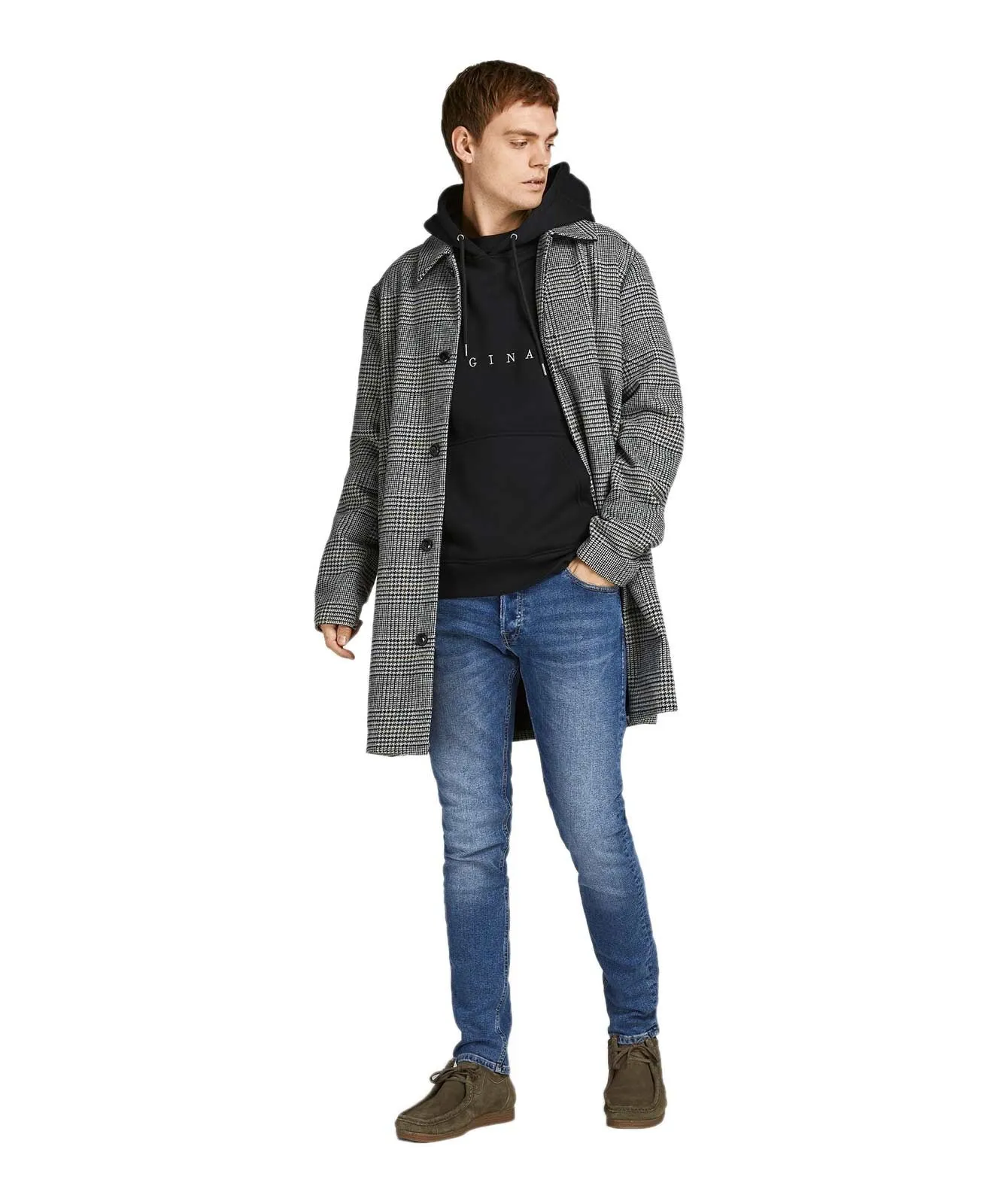 Herren Jeans Glenn Original von Jack & Jones in Blue Denim