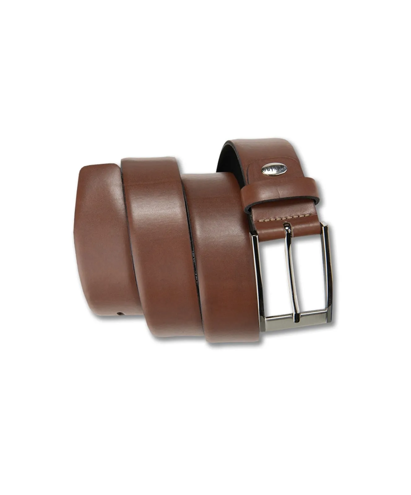 Herren Gürtel 3,5cm Bomb.Tuono Lucido von Bernd Götz in Cognac