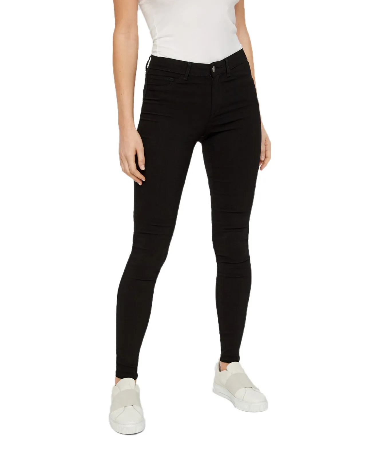 Damen Jeans Skin Wear Jeggings von Pieces in Black