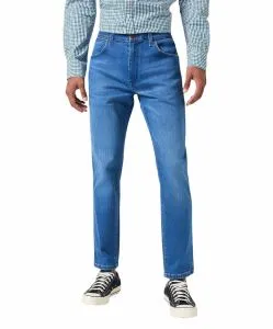 Wrangler Larston Jeans in blauer Rustic-Waschung