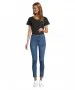 Damen Jeans Judy von Cross in Mid Blue Used
