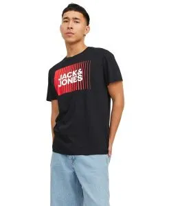 Jack & Jones T-Shirt Corp mit Logo in Schwarz