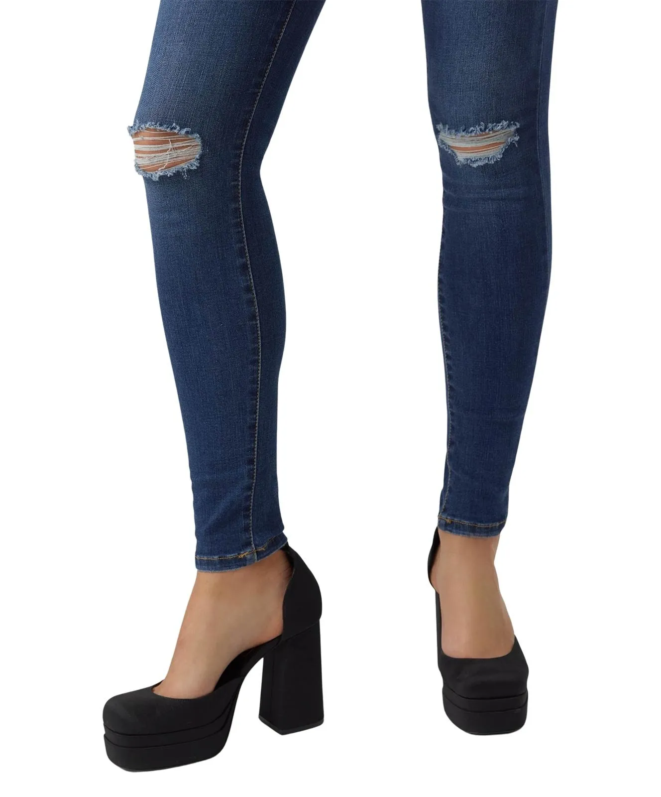 Damen Jeans Sophia von Vero Moda in Dark Blue Denim