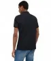 Herren Shirt Polo Shirt von Mustang in Black