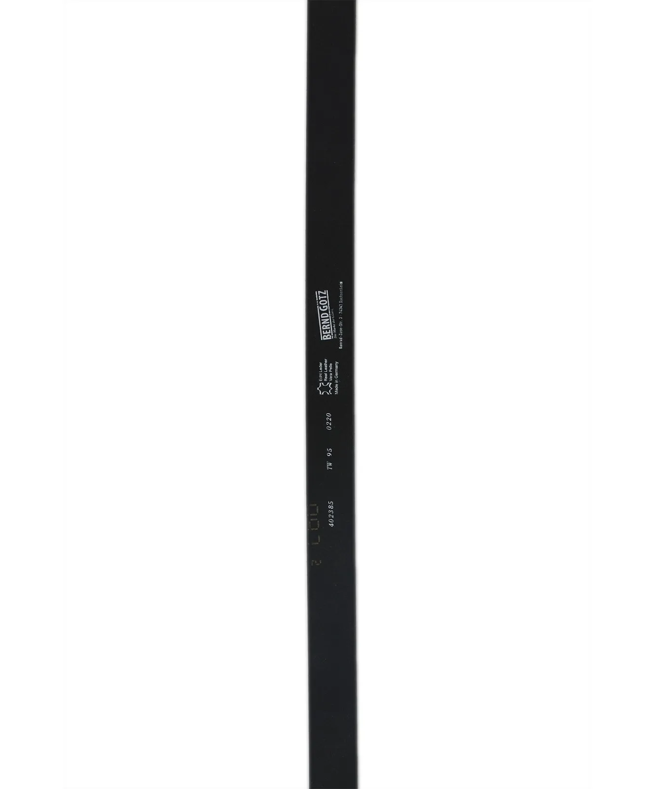 Herren Gürtel 4cm Büffelleder Gürtel von Bernd Götz in Black
