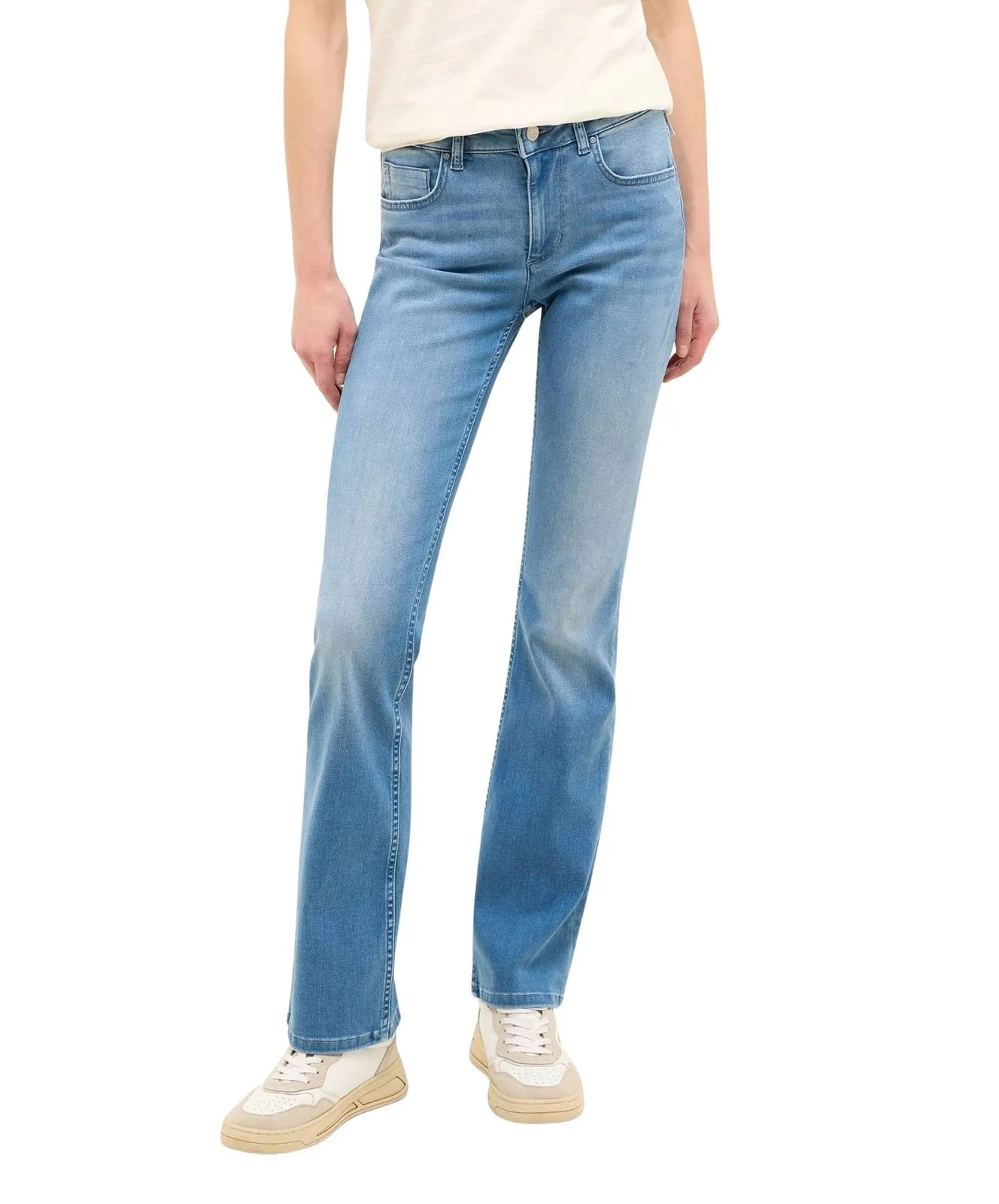 Damen Jeans Shelby Slim Boot von Mustang in Hellblau