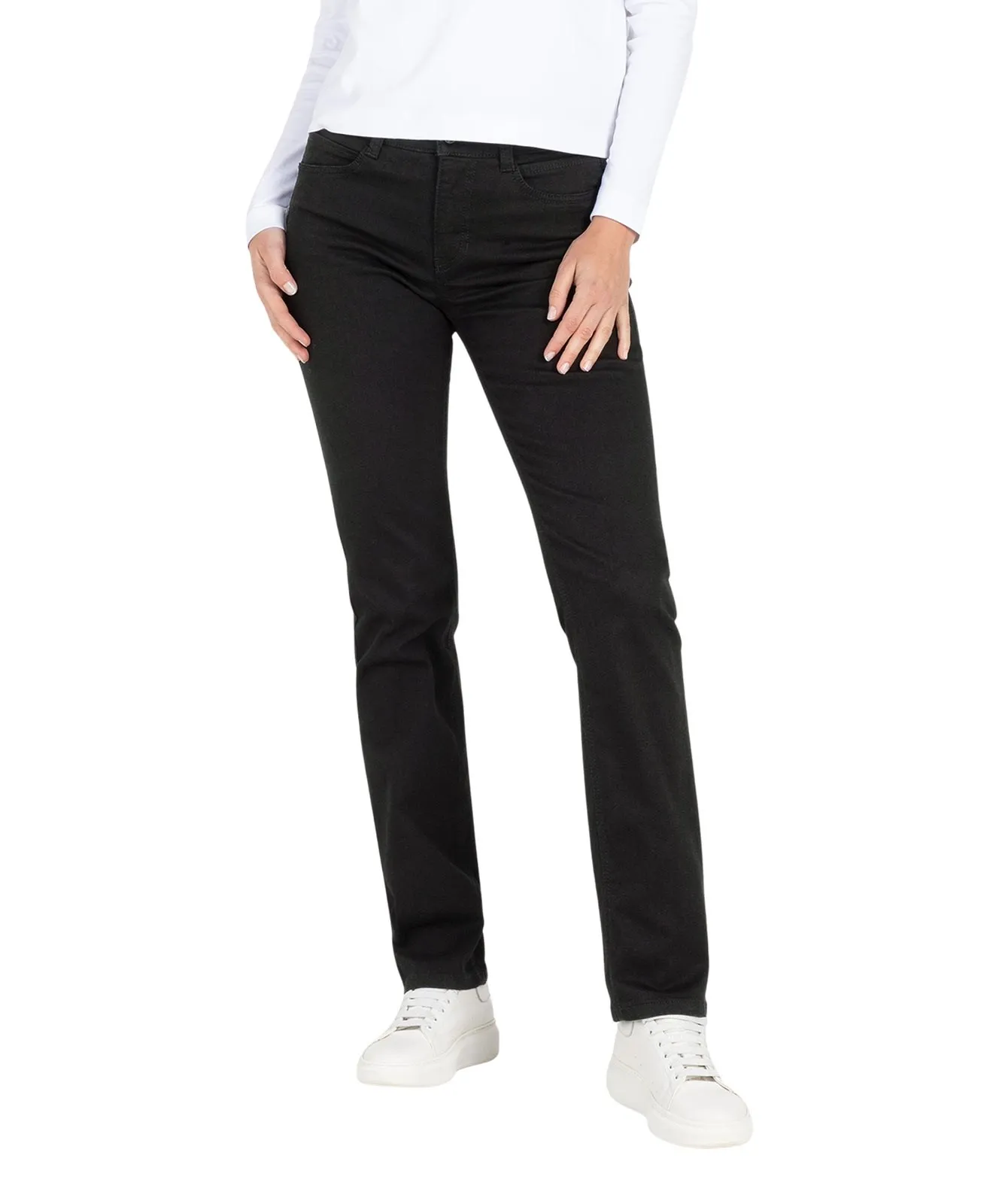 Damen Jeans Angela von MAC in Black Black