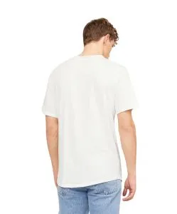 Jack & Jones Bio Baumwolle T Shirt Basher Tee in Weiß