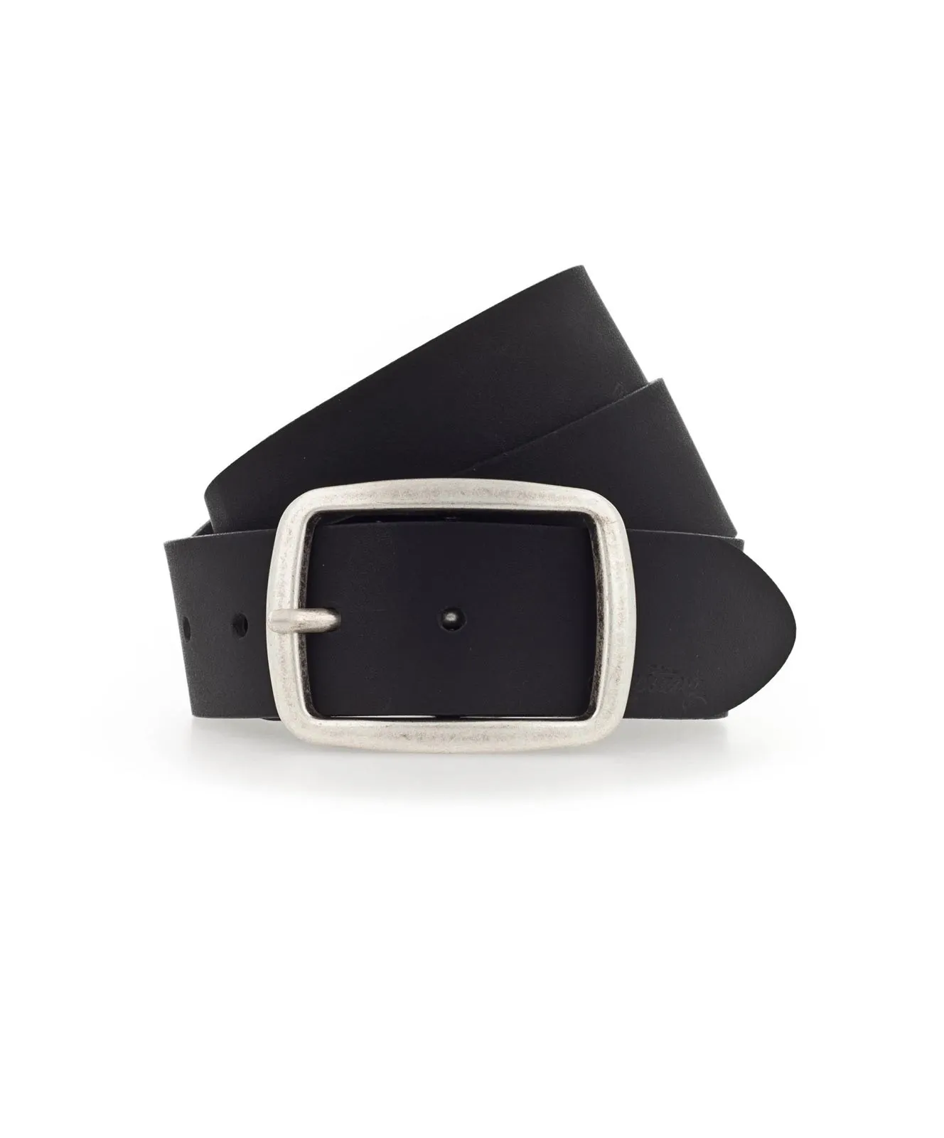 Damen Gürtel 4cm Ledergürtel mit Schließe von Mustang in Black