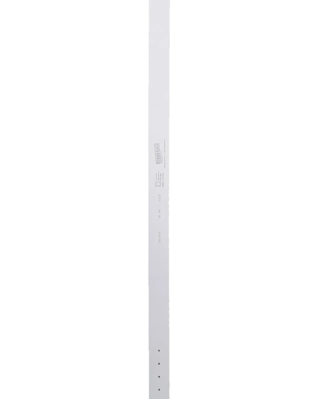 Herren Gürtel 4cm Walkledergürtel von Bernd Götz in Weiß