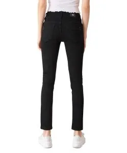 LTB Jeans Molly M Super Slim Fit in Black to Black