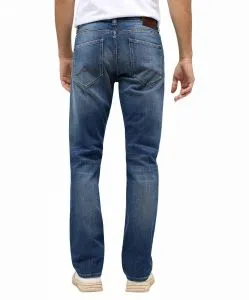 Mustang Michigan Straight Jeans in Light Scratched Used