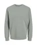 Herren Pullover Star Basic Sweat Crew von Jack & Jones in Ultimate Grey