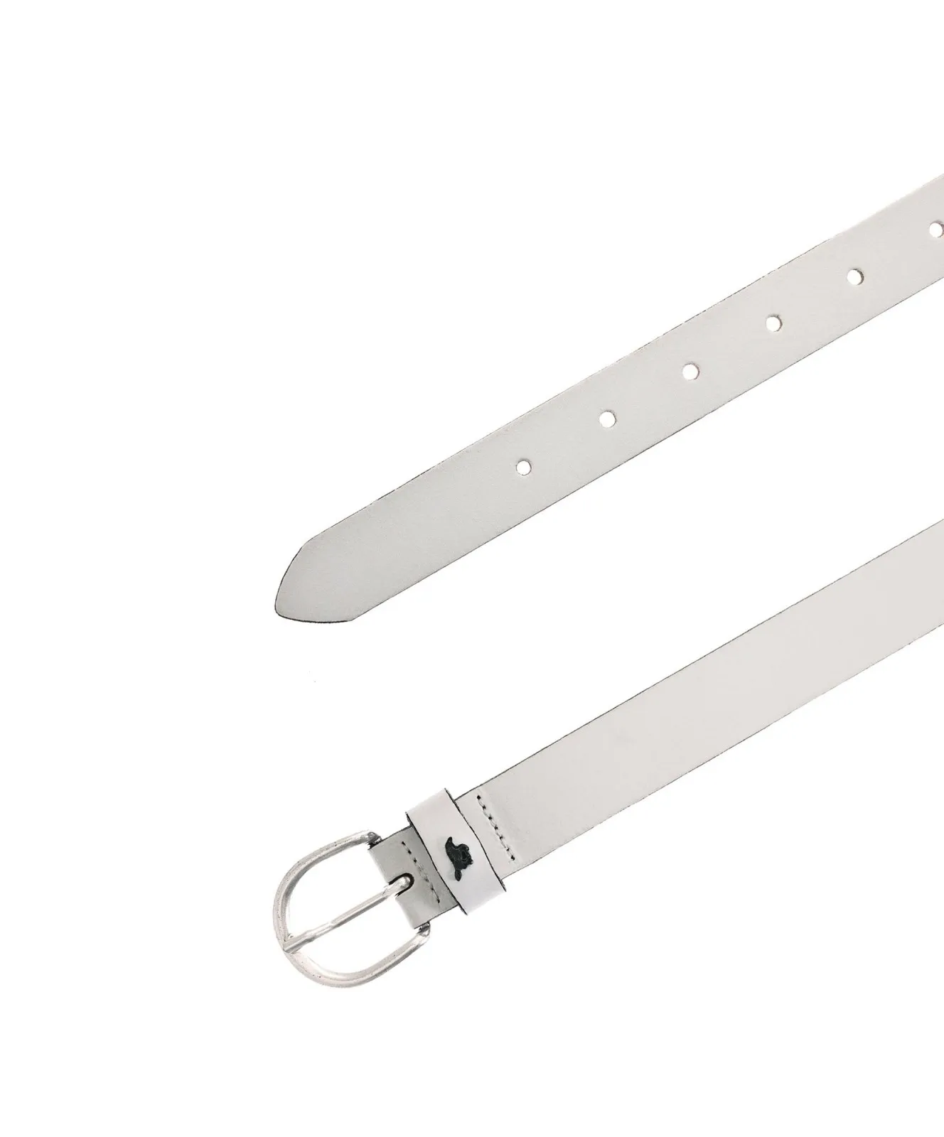 Damen Gürtel 25mm Ledergürtel mit Schließe von Mustang in White