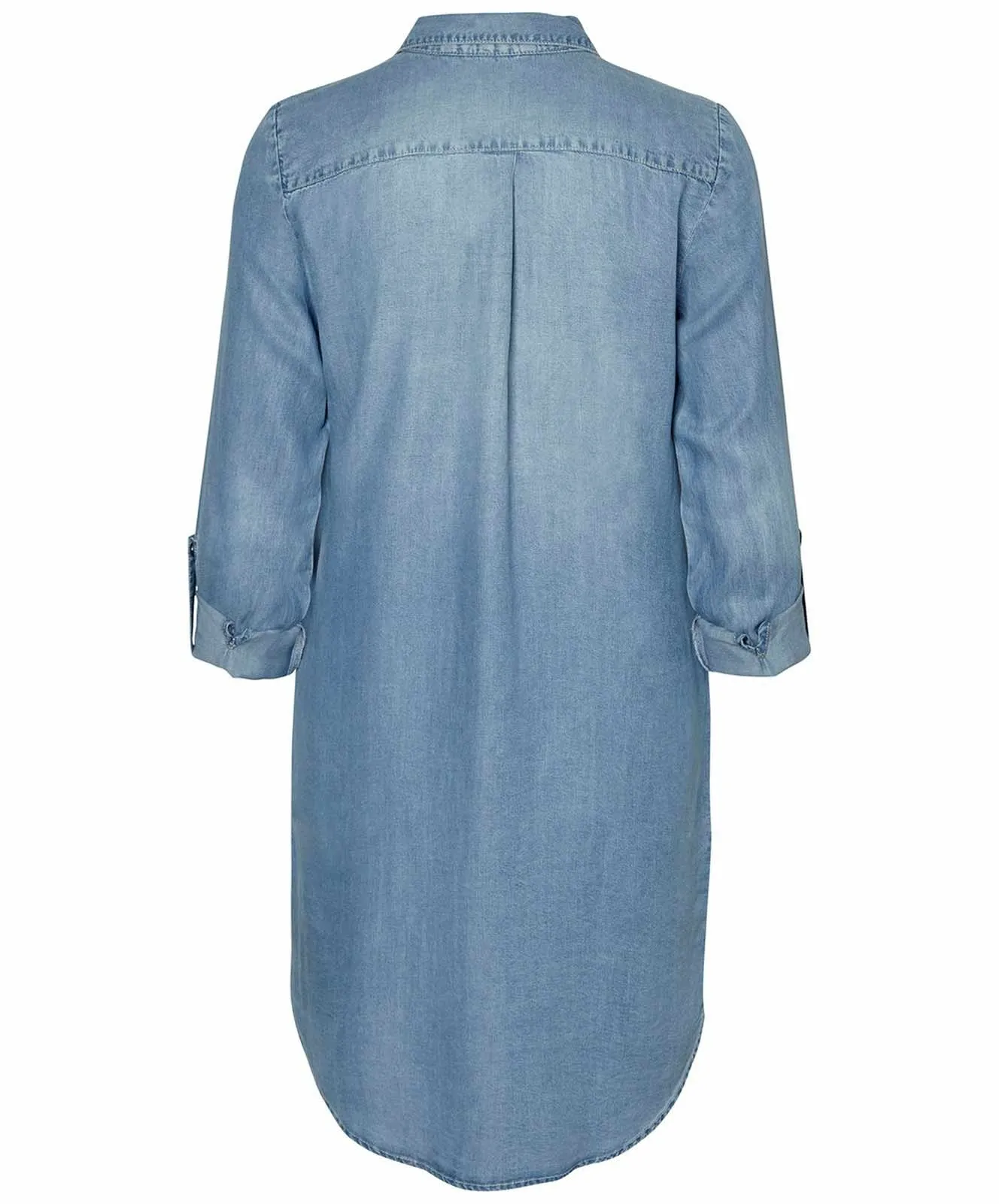 Damen Kleid Silla von Vero Moda in Light Blue Denim