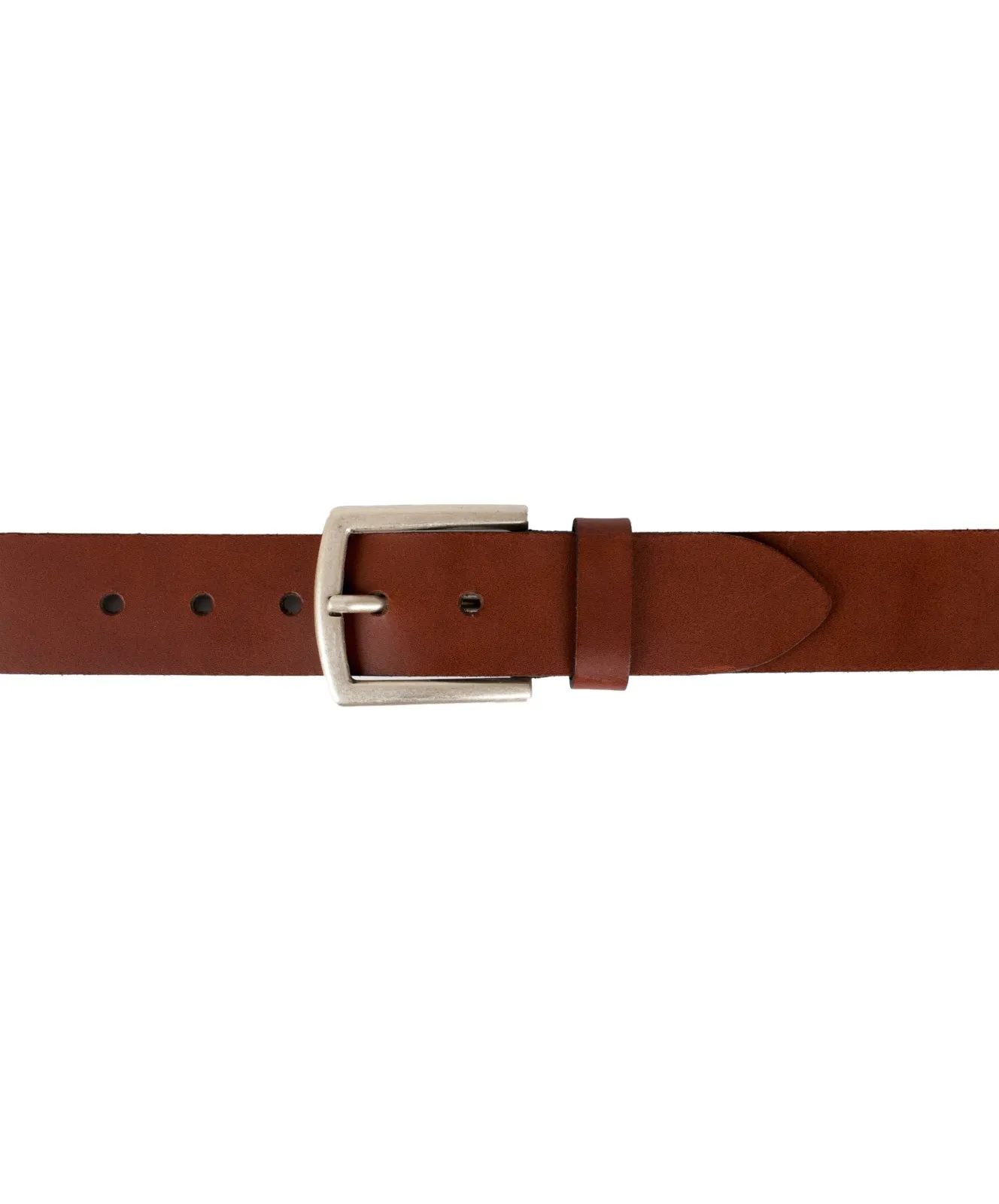 Herren Gürtel 4cm Pull-Up Ledergürtel von Bernd Götz in Cognac