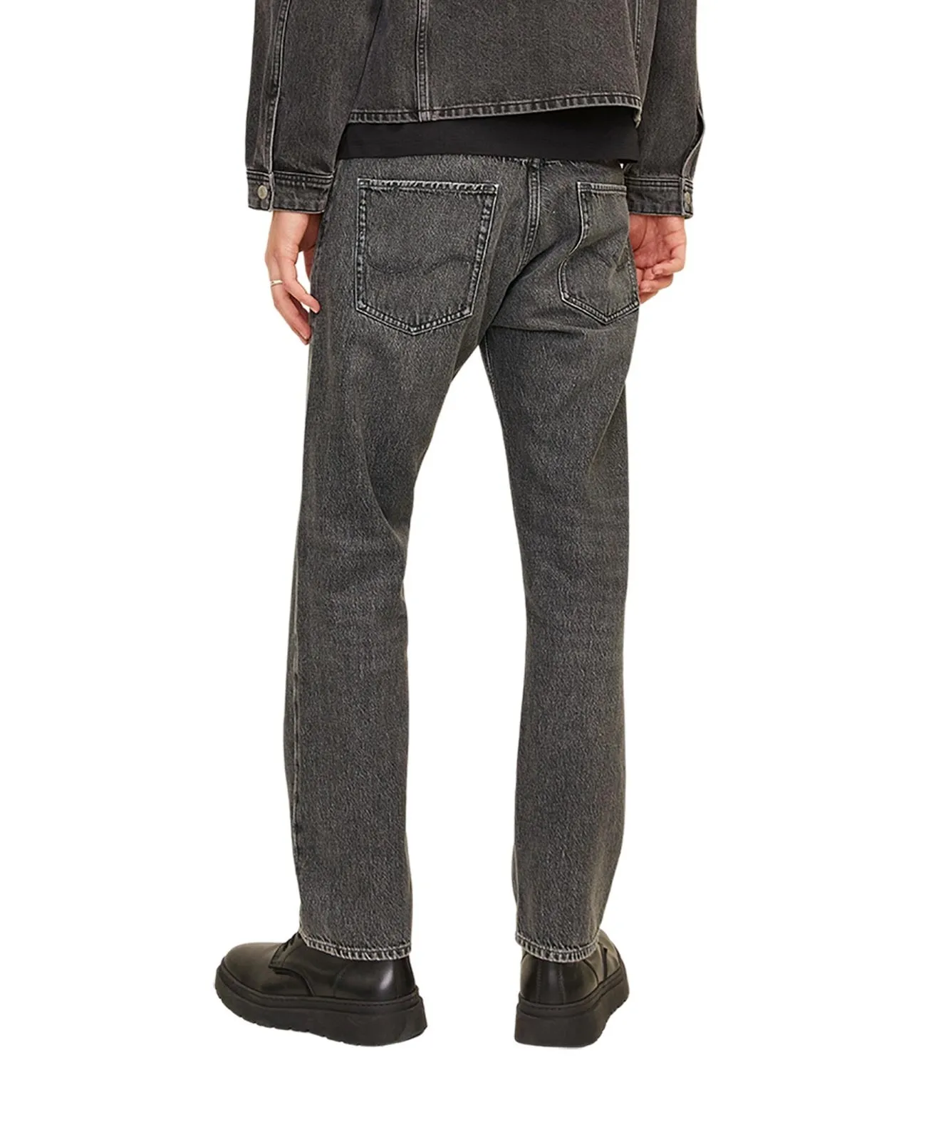 Herren Jeans Chris von Jack & Jones in Black Denim
