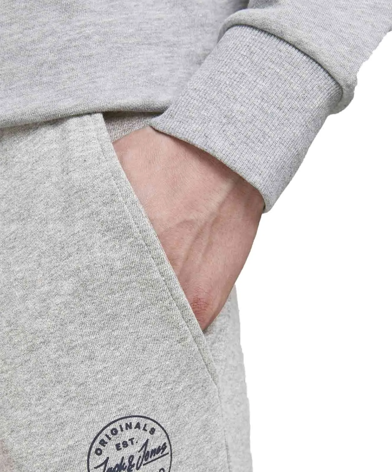 Herren Hose Gordon von Jack & Jones in Light Grey Melange