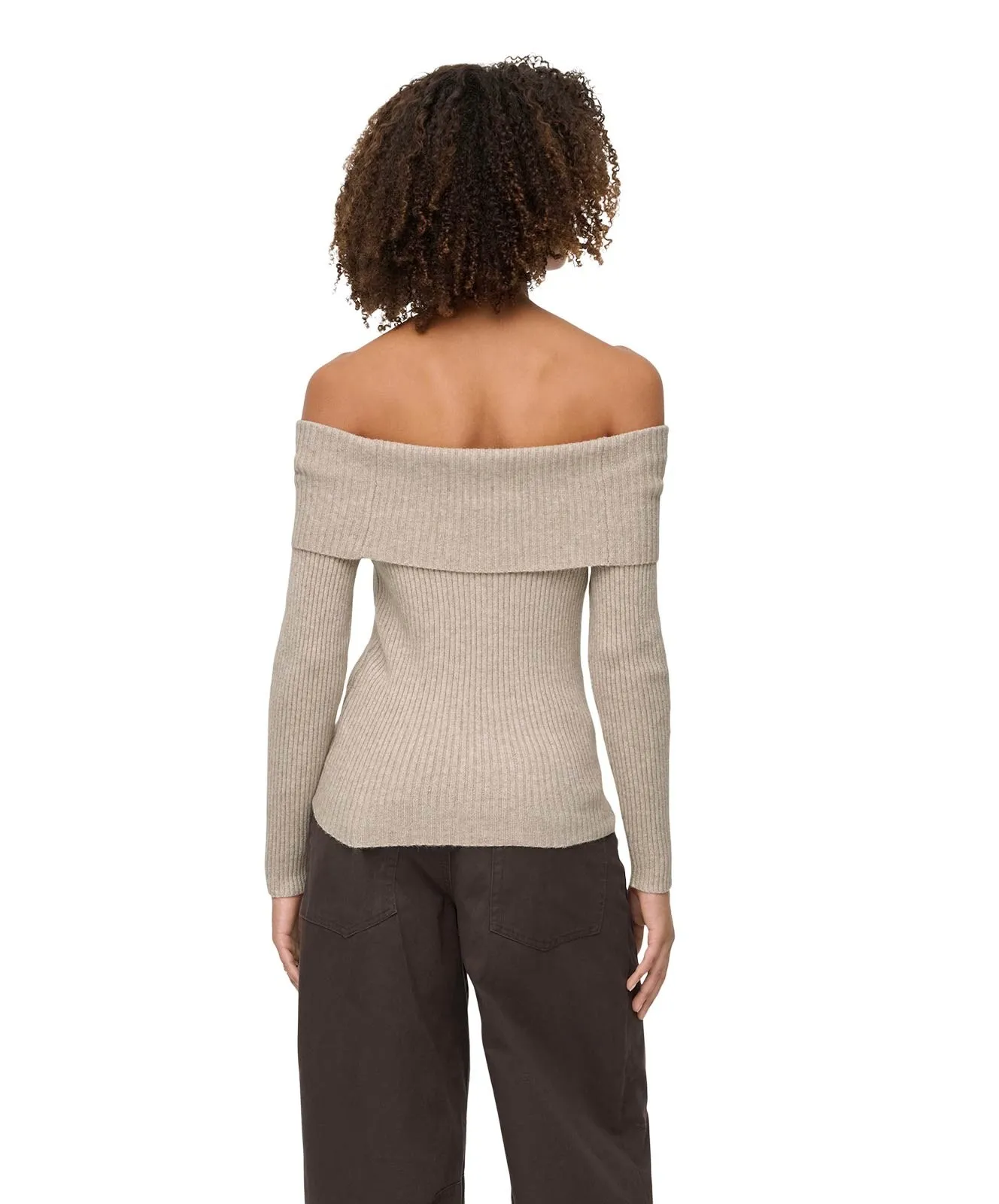 Damen Pullover Katia von Only in Mocha Meringue