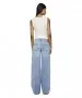 Damen Jeans Selma von Pieces in Light Blue Denim