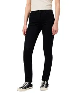 Wrangler Slim Jeans in Retro Schwarz