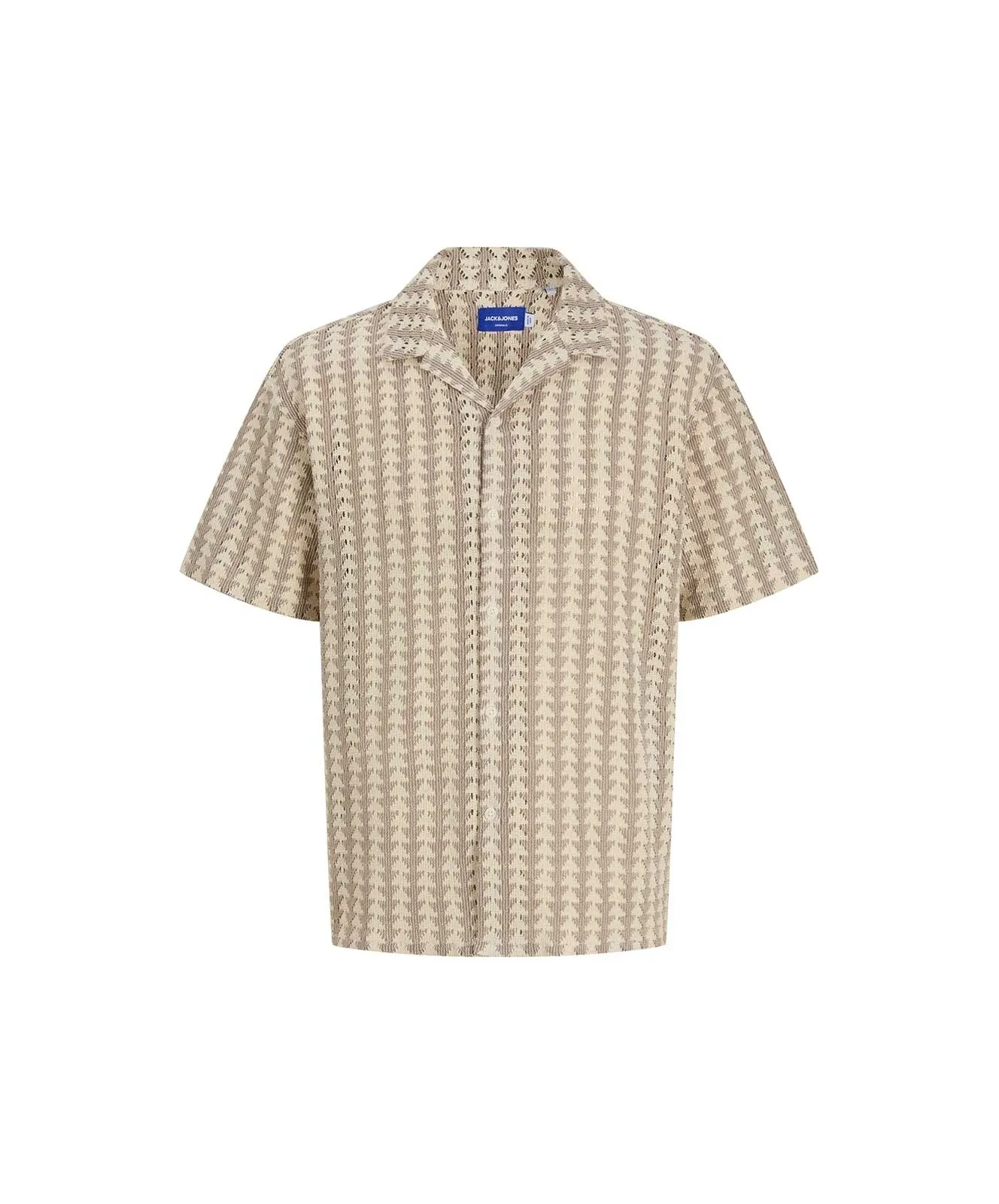 Herren Hemd Summer Luke von Jack & Jones in Mocha Meringue