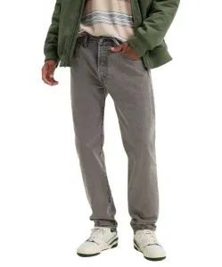 Levi's 501 Original Jeans aus grauer Baumwolle 