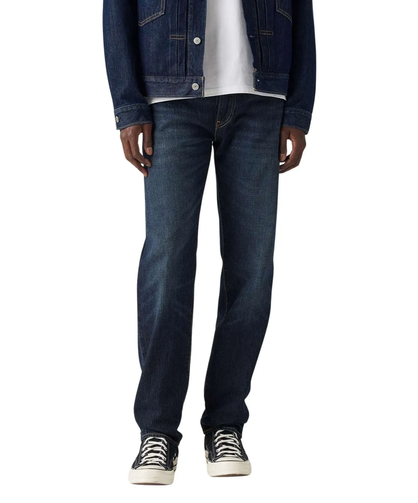Herren Jeans 502 Taper von Levis in Dark Indigo Worn In