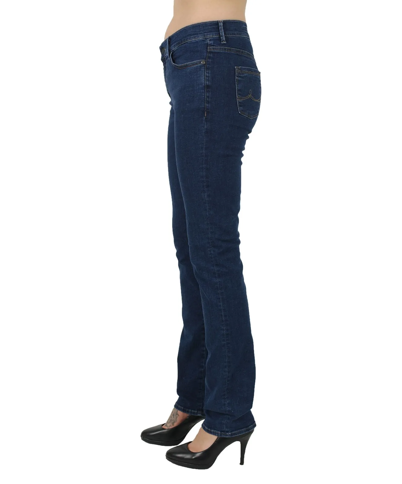 Damen Jeans Kate von Pioneer in Blue Stonewash