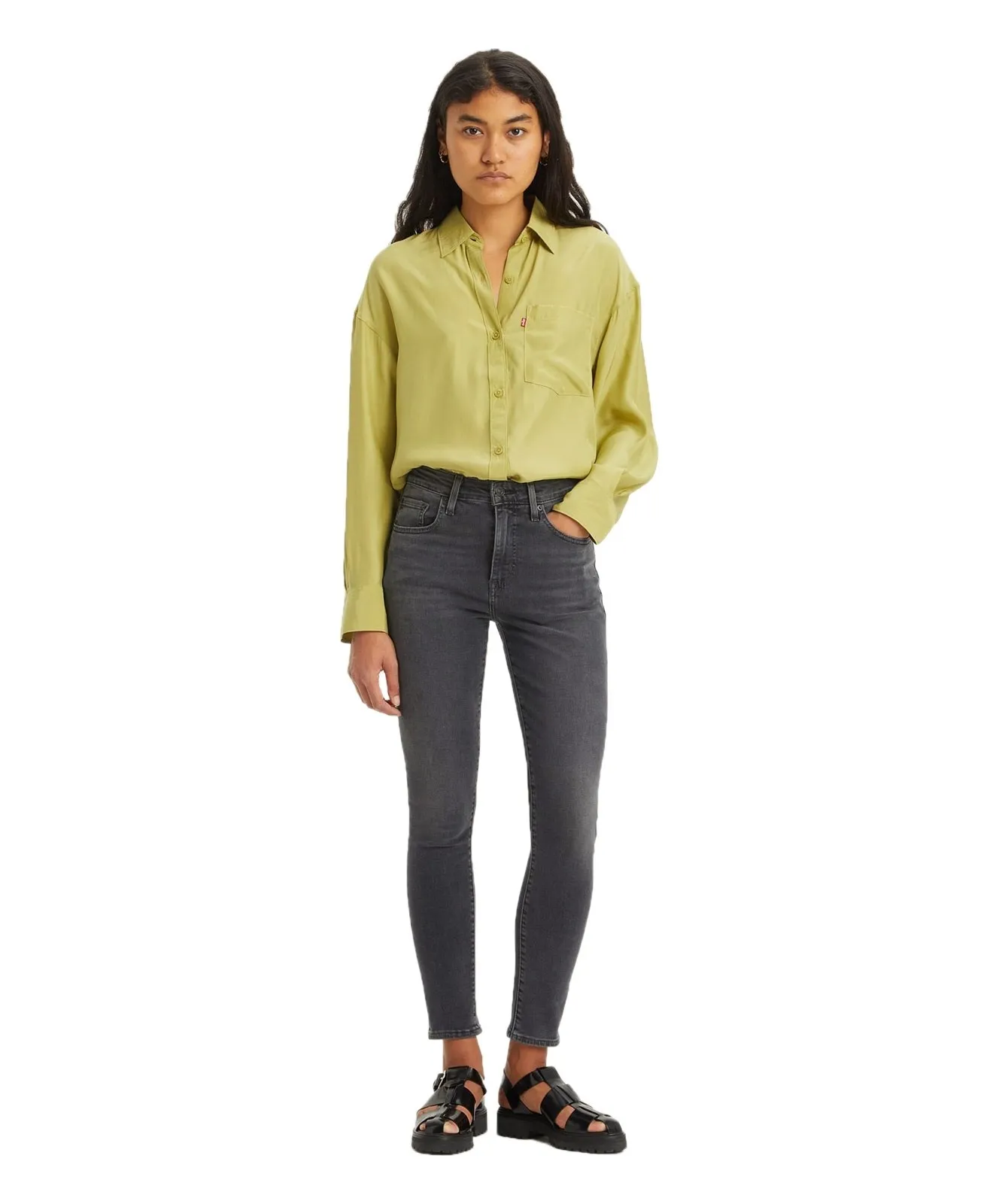 Damen Jeans 721 High Rise Skinny von Levis in Clear Way