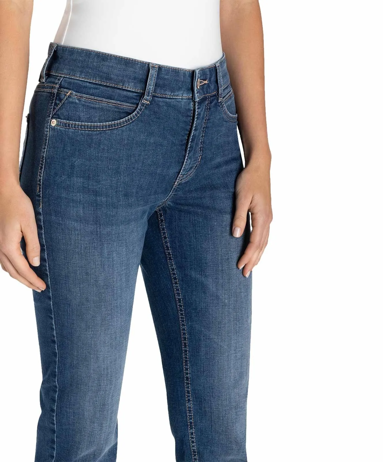 Damen Jeans Angela von MAC in Simple Wash