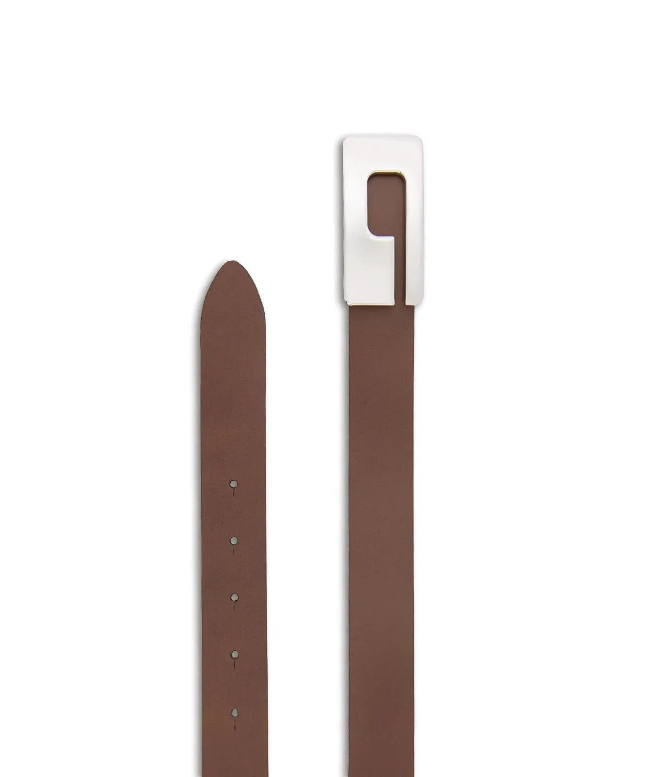 Damen Gürtel 3cm Softleder Koppelgürt. von Bernd Götz in Cognac