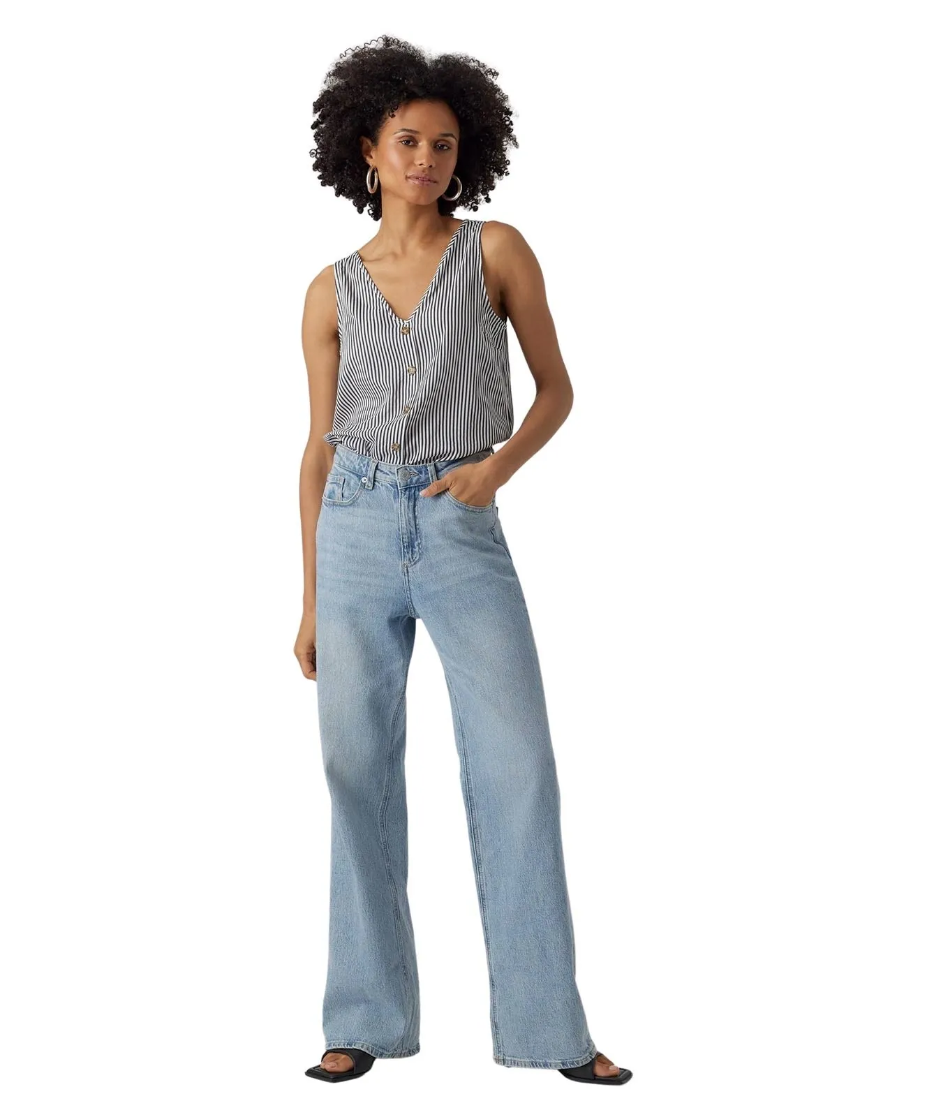 Damen Shirt Bumby Top von Vero Moda in Snow White India