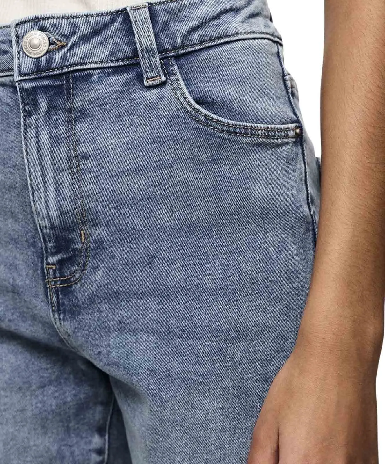 Damen Jeans Dana von Pieces in Light Blue