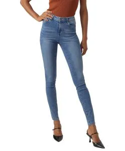 Vero Moda Tanya Jeans Skinny fit in Mittelblau