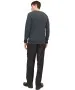 Herren Pullover Hill Knit Crew Neck von Jack & Jones in Dark Grey Melange
